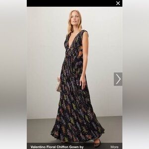 Amur Valentino floral Chiffon Gown